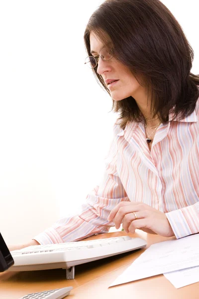 Businesswoman working Stock Picture