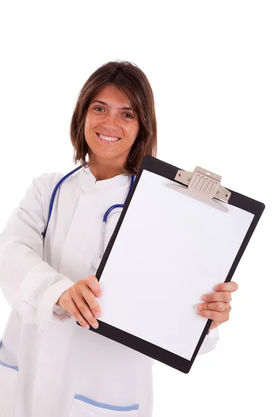 Amigável médico feminino — Fotografia de Stock