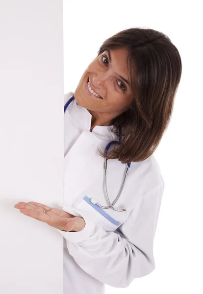Φιλική γυναίκα γιατρός — Φωτογραφία Αρχείου