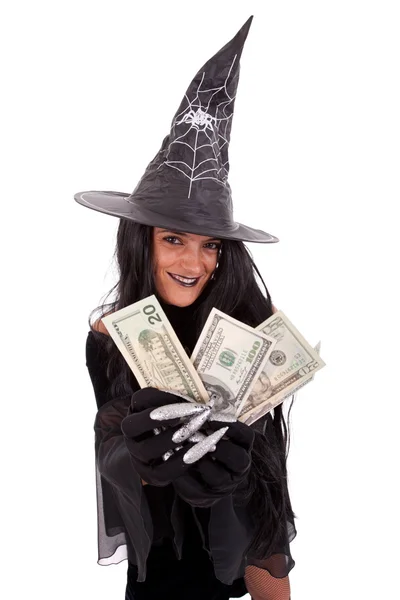 Halloween čarodějnice — Stock fotografie