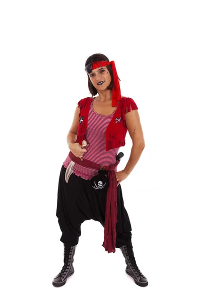 Пірат дівчата — стокове фото
