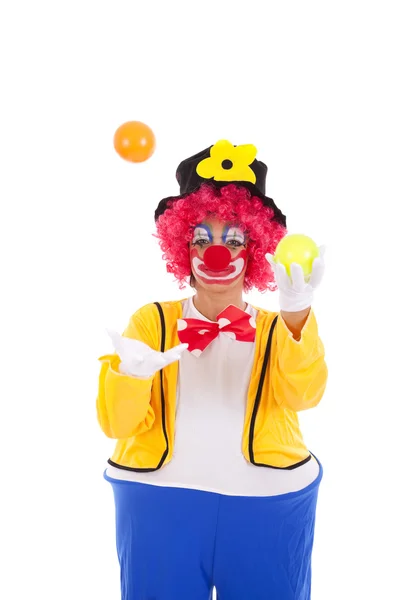 Śmieszny klaun — Zdjęcie stockowe