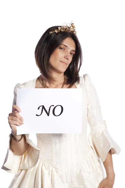 Novia diciendo NO al matrimonio — Foto de Stock