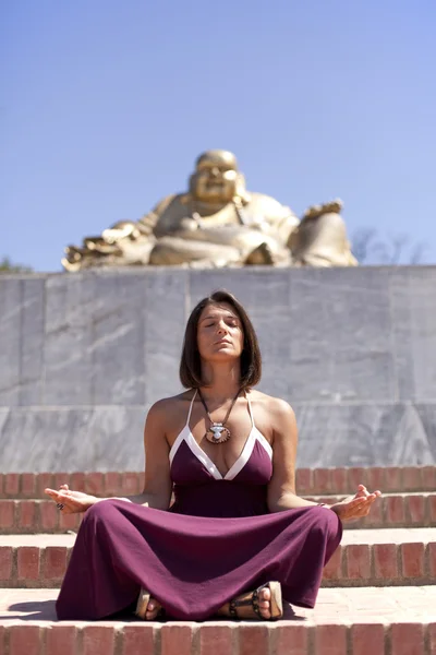 Медитация Будды — стоковое фото