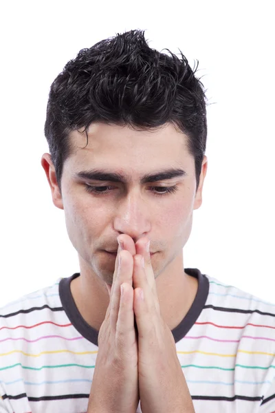 Man praying — Stock Photo, Image