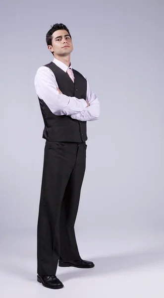 Powerful handsome businessman — Stock Photo, Image