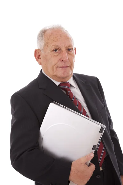 Moderner Senior-Geschäftsmann — Stockfoto