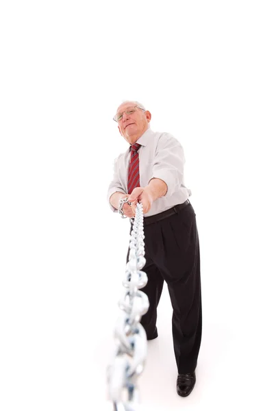 Businessman strenght — Stock Photo, Image