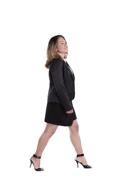 Businesswoman walking to you — Stock Photo, Image