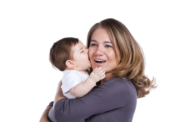 stock image Mother with her baby son