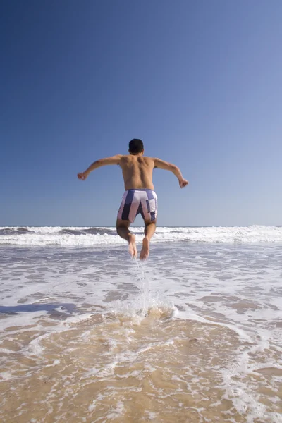 Men Jumping (moving blur) — Stock Photo, Image