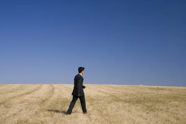 Businessman pure walking — Stock Photo, Image