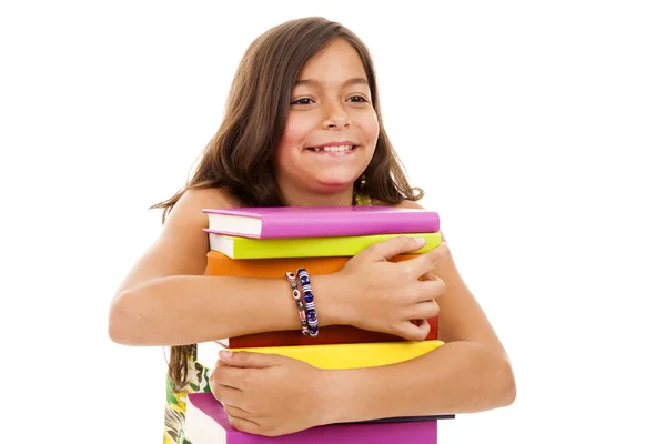 Niño pequeño que va a la escuela —  Fotos de Stock