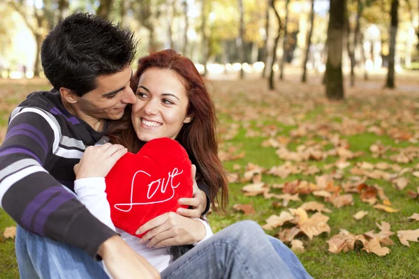 Amor y afecto entre una pareja joven —  Fotos de Stock