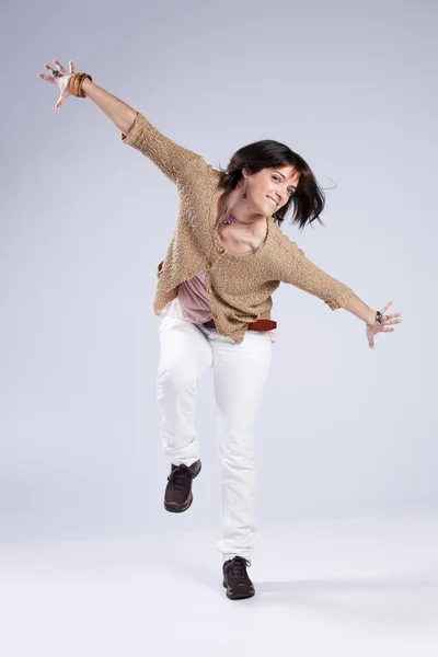 Woman dancing — Stock Photo, Image