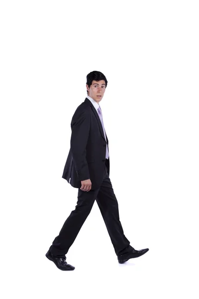 Empresário caminhando até você — Fotografia de Stock