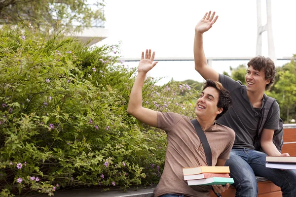 Studing a scuola — Foto Stock