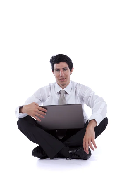 Relaxed young businessman — Stock Photo, Image