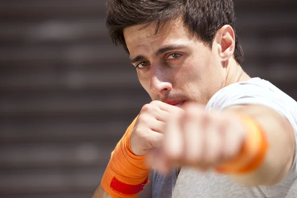 stock image Kick boxing athlete