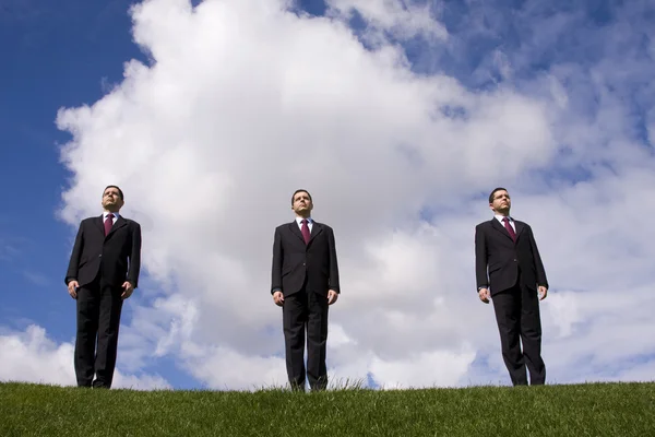 A three businessman team — Stock Photo, Image