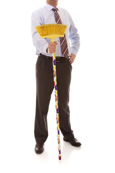 Cleaning men — Stock Photo, Image