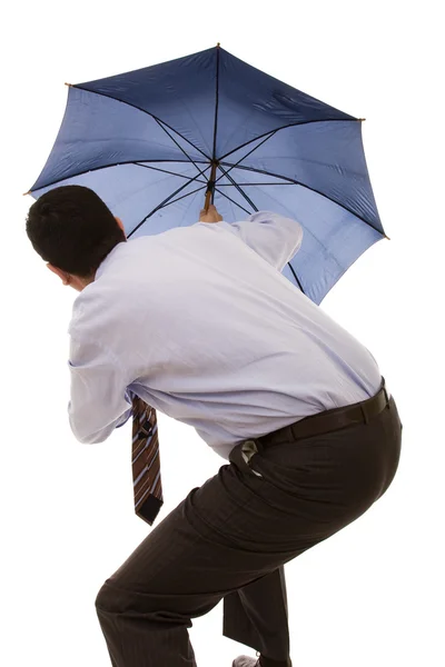 Skrytí bewind deštník — Stock fotografie