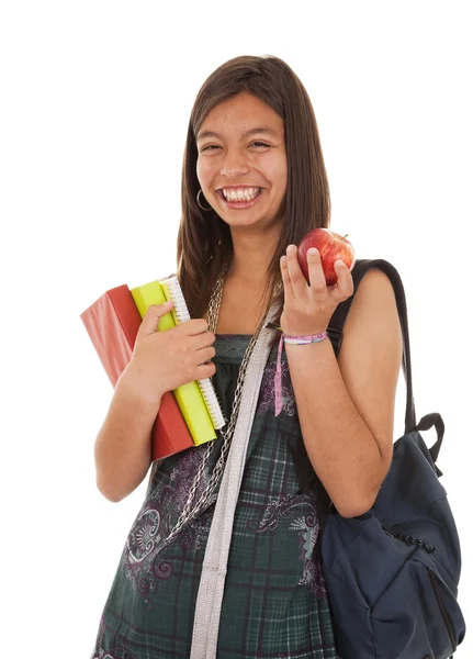 Tonåring redo att gå tillbaka till skolan — Stockfoto