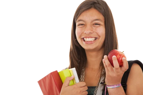 Teenager ready to go back to school — Stock Photo, Image