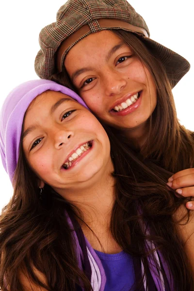 Junge glückliche Schwestern — Stockfoto