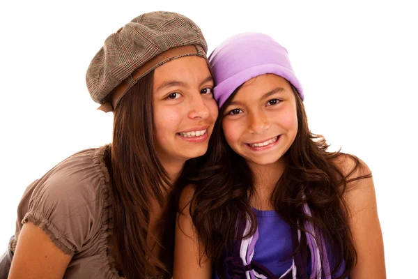 Unga glada systrar — Stockfoto