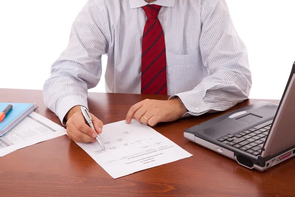 Signing a contract Stock Image