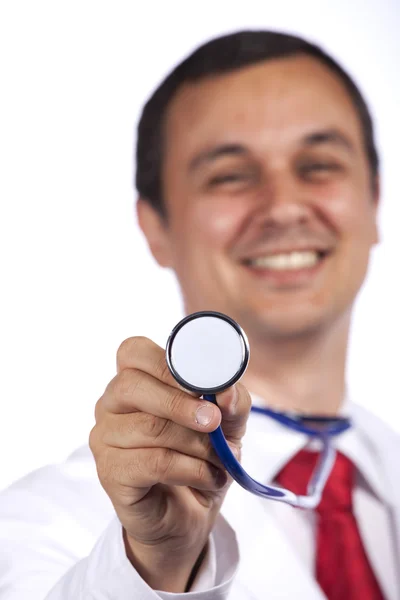 Freundlicher männlicher Arzt — Stockfoto