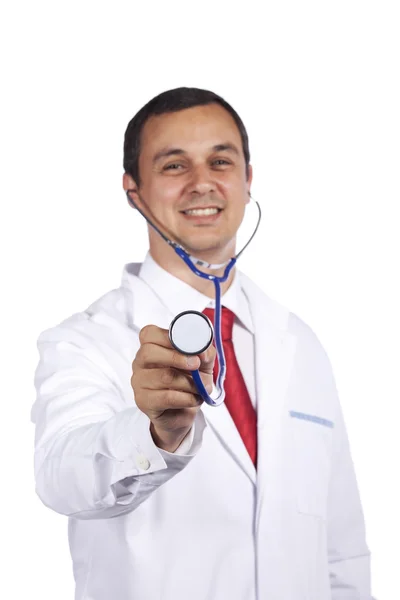 Przyjazny lekarz mężczyzna — Zdjęcie stockowe