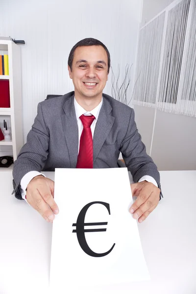 Euron valuta makt — Stockfoto