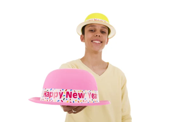 A big smile for the new year — Stock Photo, Image
