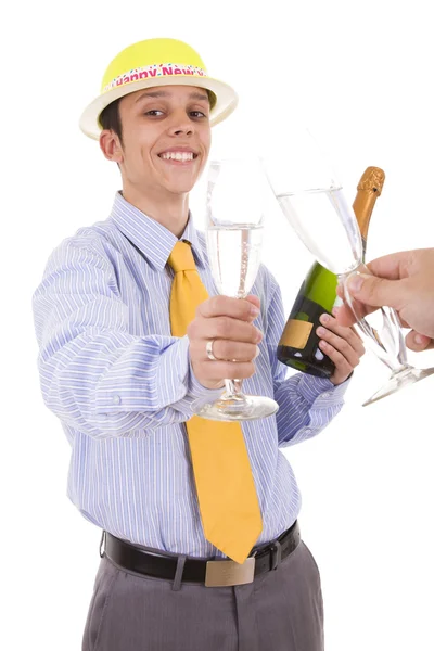 De eerste toast in 2009 — Stockfoto