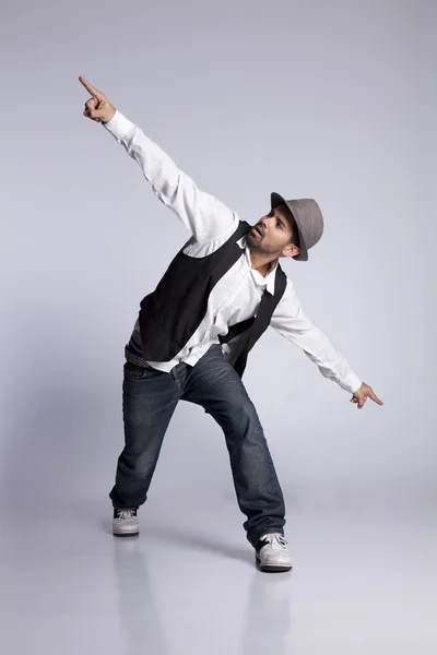 Хіп-хоп танцюрист — стокове фото