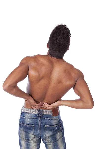 Dolor muscular de espalda —  Fotos de Stock