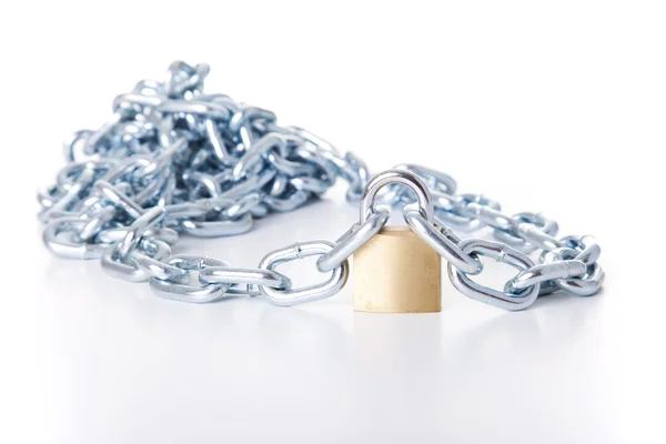 Chain with a padlock — Stock Photo, Image