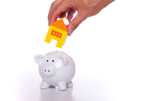 Saving for a new house — Stock Photo, Image