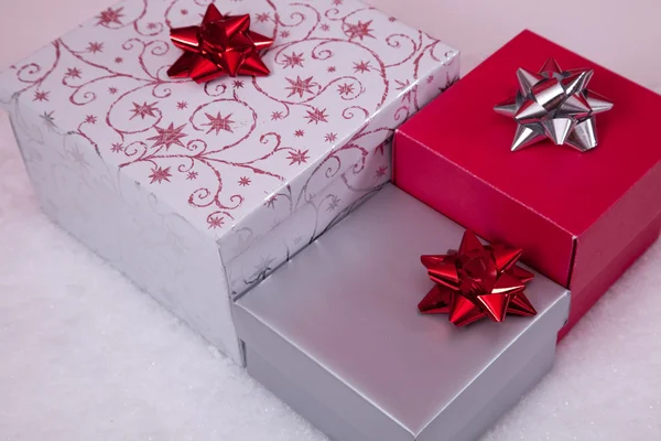Tres regalos de Navidad — Foto de Stock