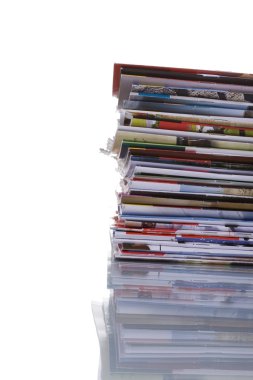 Stack of magazines clipart