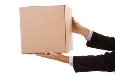 Deliver the parcel clipart