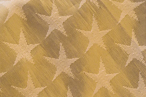 Muster eines goldenen Weihnachtsgewebes — Stockfoto