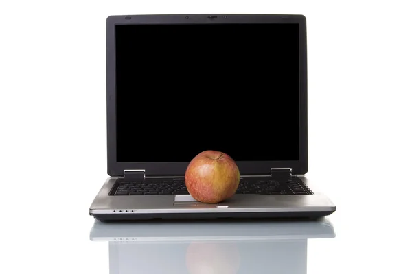 stock image Apple on the laptop