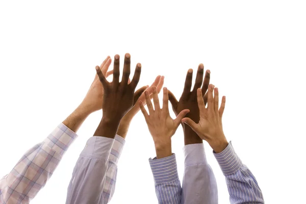 Multiracial hands — Stock Photo, Image