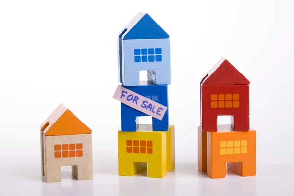 Verkauf von Häusern — Stockfoto