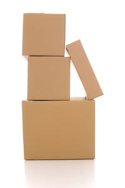 Cardboard box parcels — Stock Photo, Image