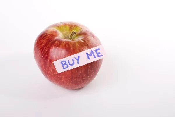 Jabłko na sprzedaż — Zdjęcie stockowe