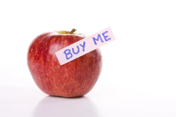 Apfel zum Verkauf — Stockfoto